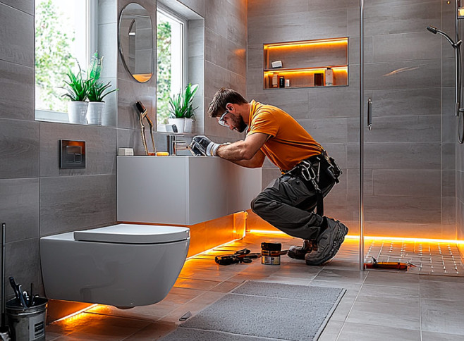 cleaning the drains of the bathroom and shower New Jersey