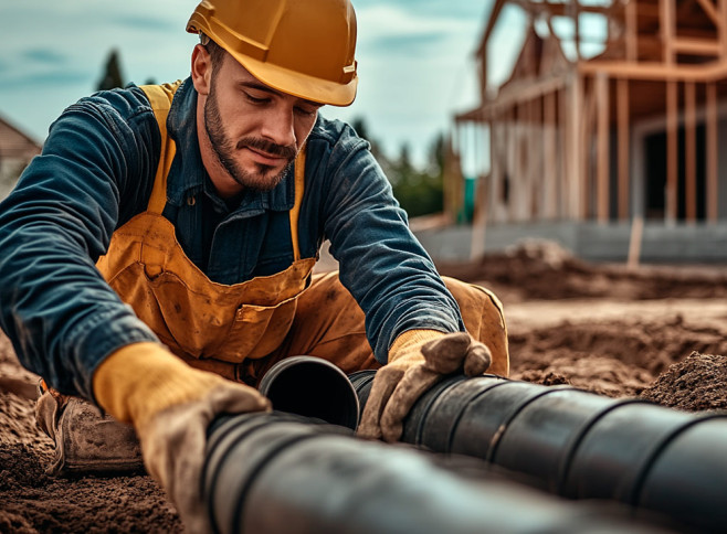 Services of a professional drain cleaning service